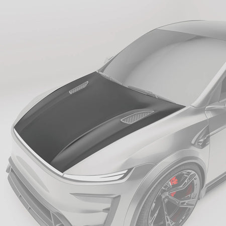 REVOZPORT - TESLA MODEL Y JUNIPER 2025+ DRY CARBON FIBER HOOD BONNET - Aero Carbon UK
