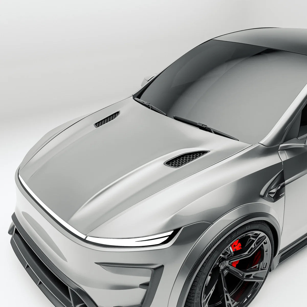 REVOZPORT - TESLA MODEL Y JUNIPER 2025+ DRY CARBON FIBER HOOD BONNET - Aero Carbon UK