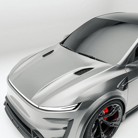 REVOZPORT - TESLA MODEL Y JUNIPER 2025+ DRY CARBON FIBER HOOD BONNET - Aero Carbon UK