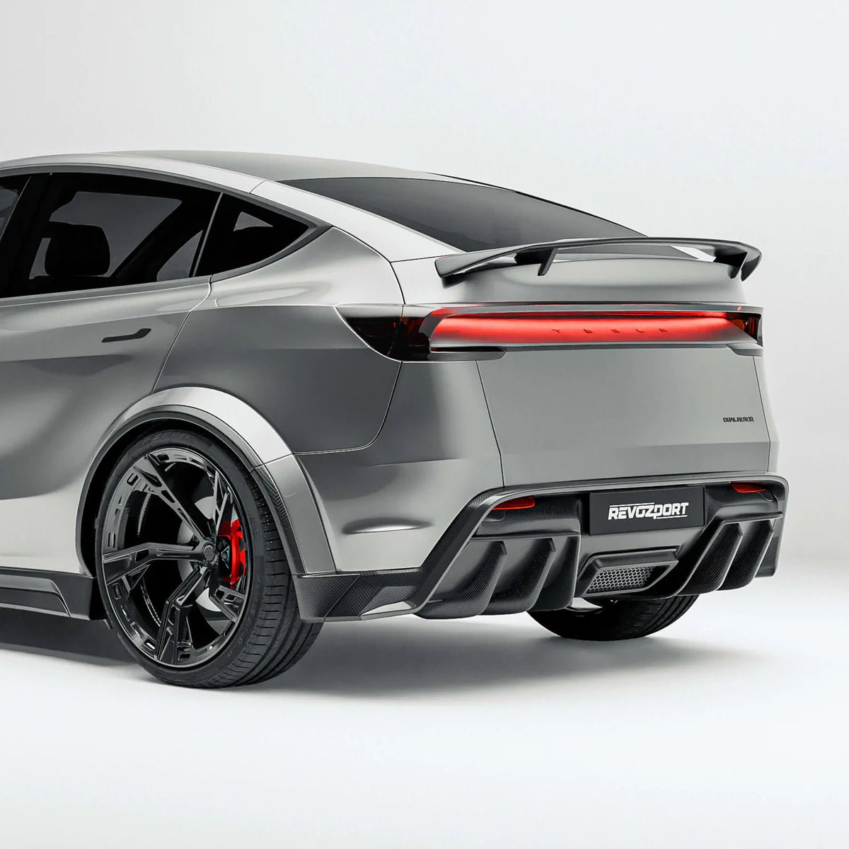 REVOZPORT - TESLA MODEL Y JUNIPER 2025+ DRY CARBON FIBER REAR DIFFUSER - Aero Carbon UK