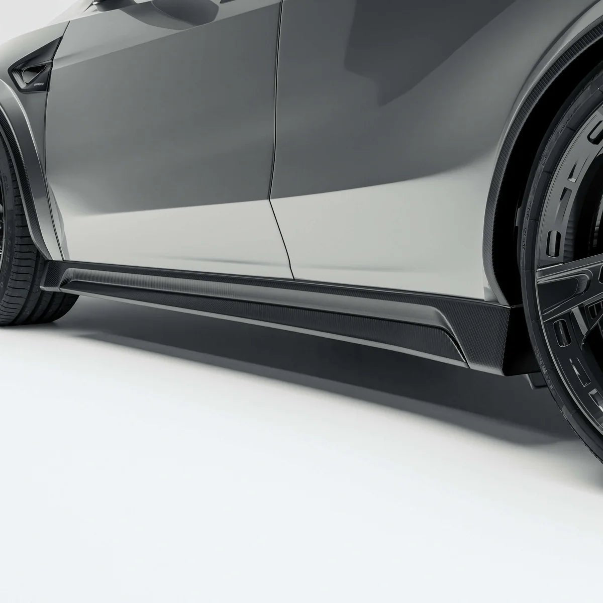 REVOZPORT - TESLA MODEL Y JUNIPER 2025+ DRY CARBON FIBER SIDE SKIRTS - Aero Carbon UK