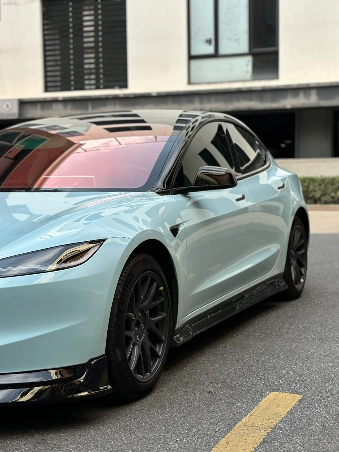 REVSTANCE - TESLA MODEL 3 FACELIFT 2024+ ABS PLASTIC GLOSS BLACK BODY KIT - Aero Carbon UK