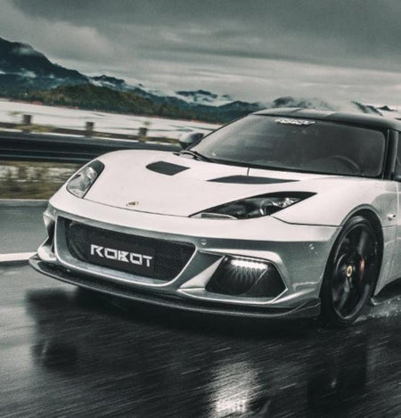 ROBOT - LOTUS EVORA 2018-2021 FRP / CARBON FIBRE FRONT BUMPER AND LIP - Aero Carbon UK