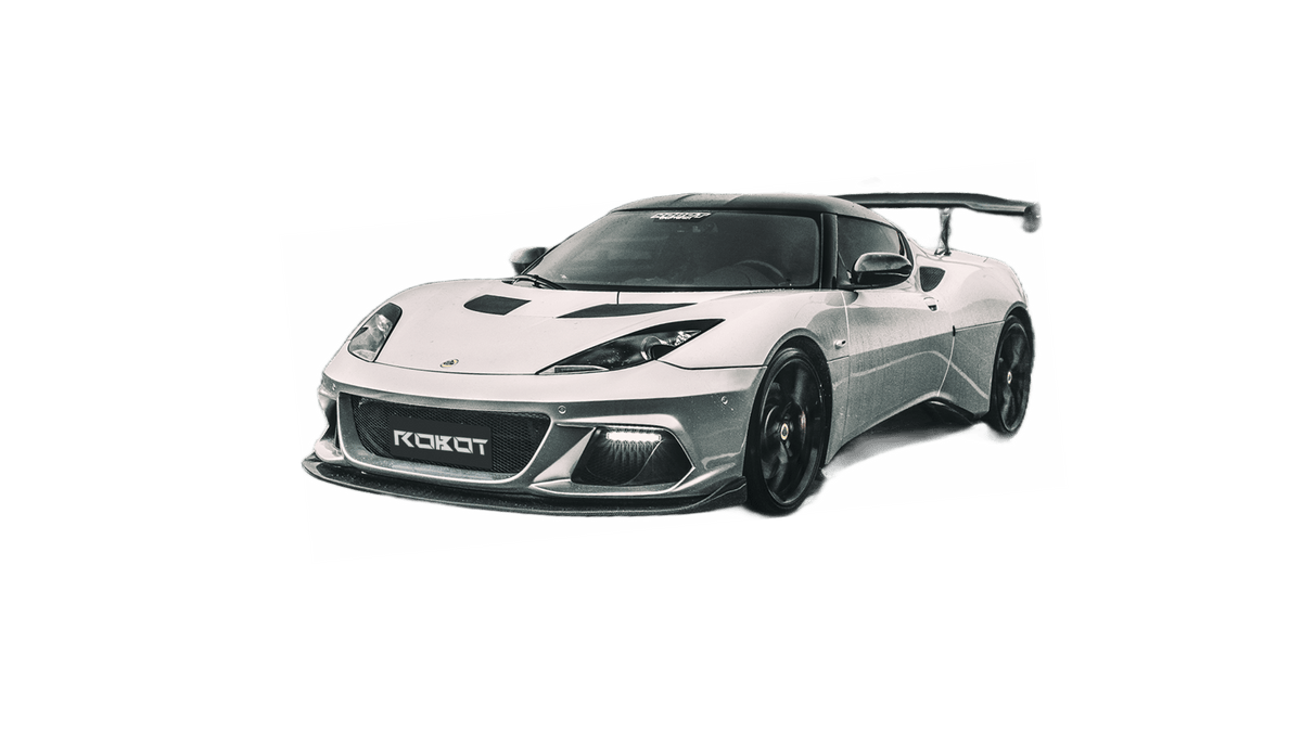 ROBOT - LOTUS EVORA 2018-2021 FRP / CARBON FIBRE FRONT BUMPER AND LIP - Aero Carbon UK