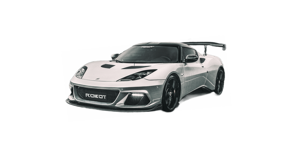 ROBOT - LOTUS EVORA 2018-2021 FRP / CARBON FIBRE FRONT BUMPER AND LIP - Aero Carbon UK