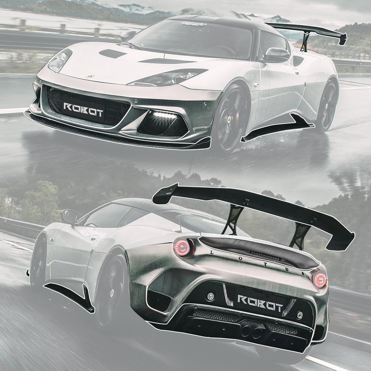 ROBOT - LOTUS EVORA GT430 2018-2021 FRP / CARBON FIBRE FULL BODY KIT - Aero Carbon UK