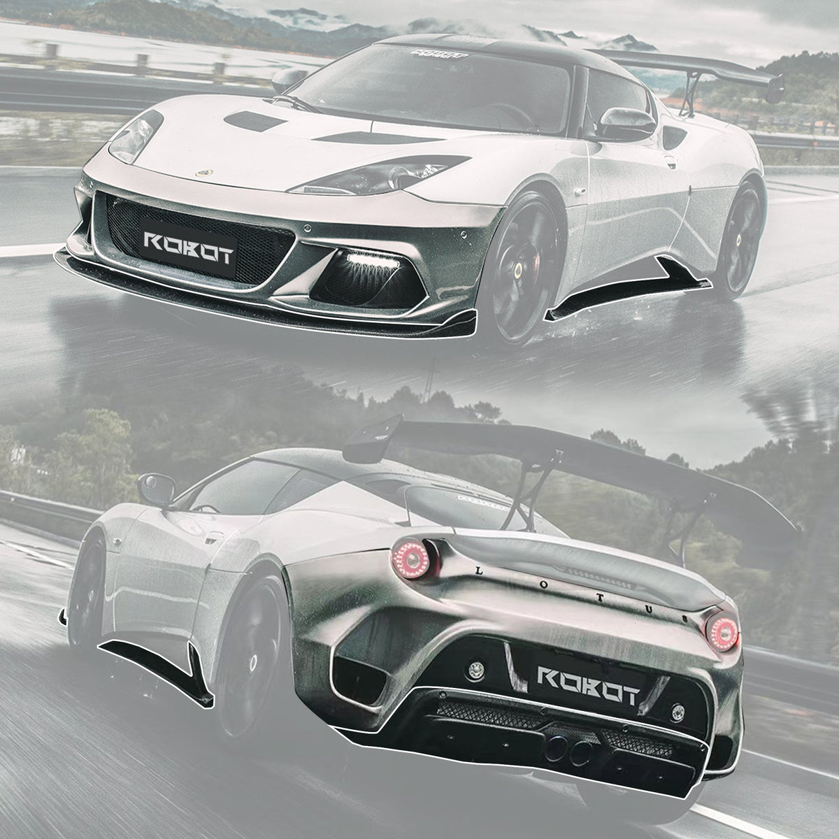 ROBOT - LOTUS EVORA GT430 2018-2021 FRP / CARBON FIBRE FULL BODY KIT - Aero Carbon UK