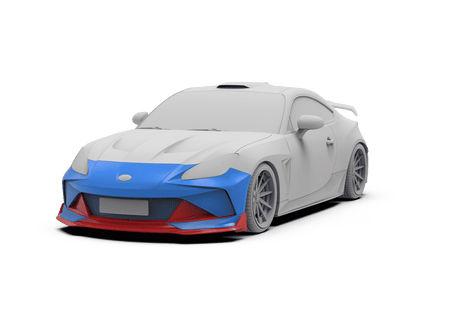 ROBOT - TOYOTA GR86 ZN8 / SUBARU BRZ ZD8 2022+ FRP / CARBON FIBRE FRONT BUMPER AND LIP - Aero Carbon UK