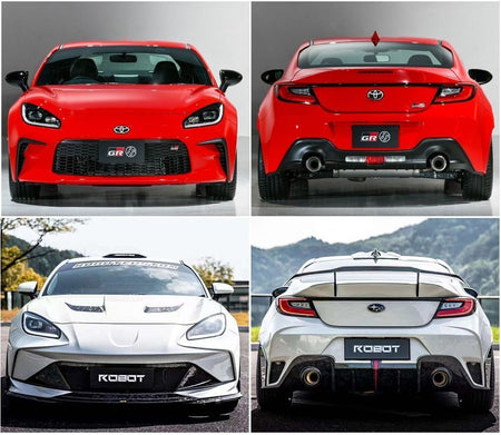 ROBOT - TOYOTA GR86 ZN8 / SUBARU BRZ ZD8 2022+ FRP / CARBON FIBRE FRONT BUMPER AND LIP - Aero Carbon UK
