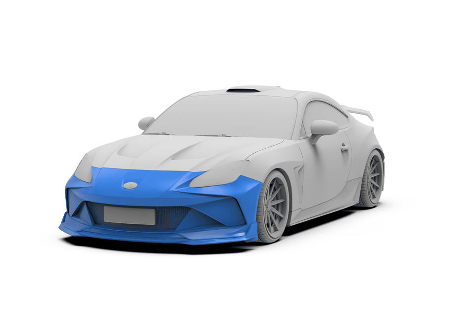 ROBOT - TOYOTA GR86 ZN8 / SUBARU BRZ ZD8 2022+ FRP / CARBON FIBRE FRONT BUMPER AND LIP - Aero Carbon UK