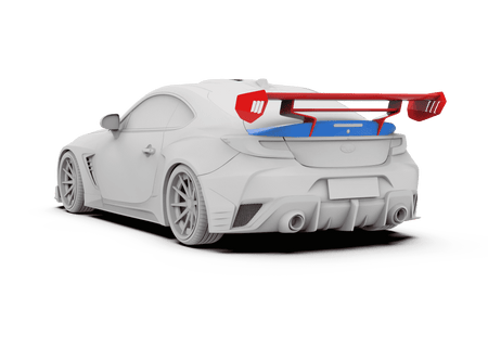 ROBOT - TOYOTA GR86 ZN8 / SUBARU BRZ ZD8 2022+ FRP / CARBON FIBRE GT WING - Aero Carbon UK