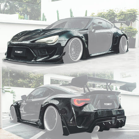 ROBOT - TOYOTA GT86 ZN6 2012-2021 FRP / CARBON FIBRE COMPLETE WIDEBODY KIT - Aero Carbon UK