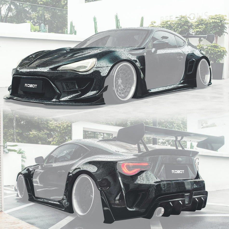 ROBOT - TOYOTA GT86 ZN6 2012-2021 FRP / CARBON FIBRE COMPLETE WIDEBODY KIT - Aero Carbon UK
