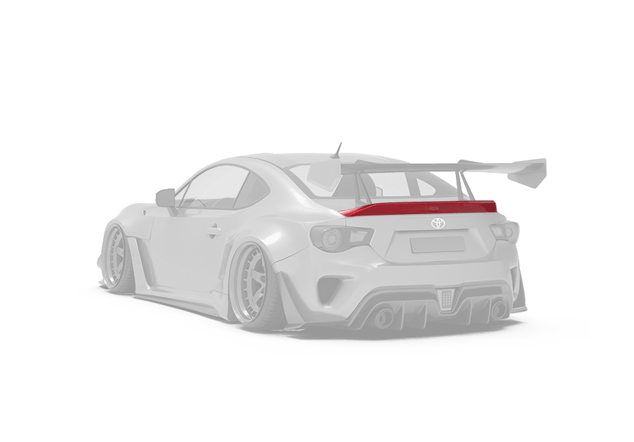ROBOT - TOYOTA GT86 ZN6 2012-2021 FRP / CARBON FIBRE DUCKTAIL SPOILER - Aero Carbon UK