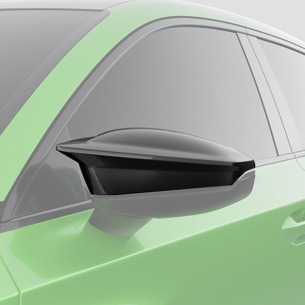 SOOQOO - AUDI RS3 8Y DRY CARBON FIBER WING MIRROR CAPS - Aero Carbon UK