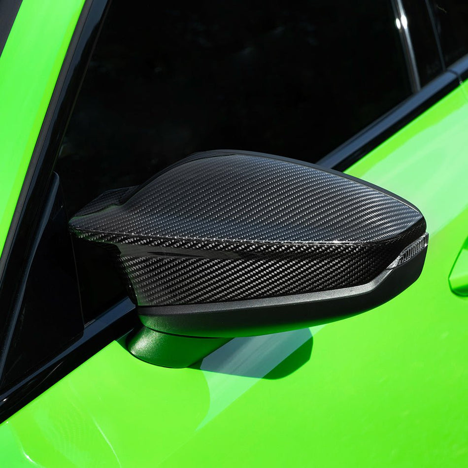 SOOQOO - AUDI RS3 8Y DRY CARBON FIBER WING MIRROR CAPS - Aero Carbon UK