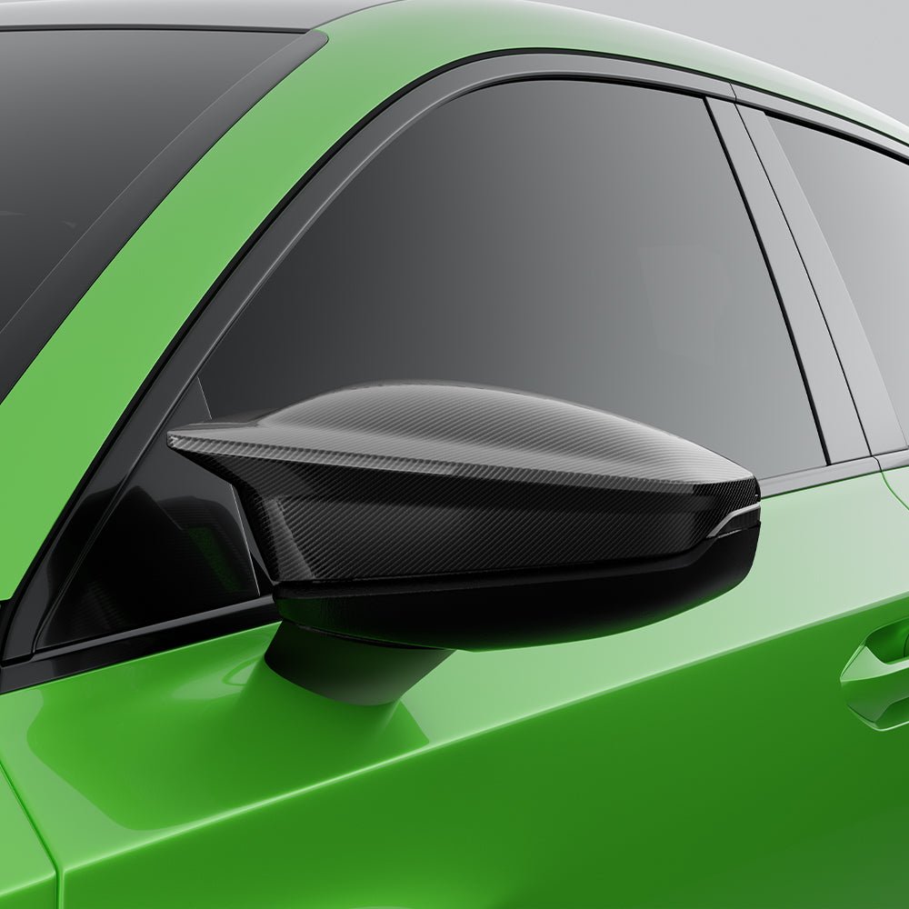 SOOQOO - AUDI RS3 8Y DRY CARBON FIBER WING MIRROR CAPS - Aero Carbon UK