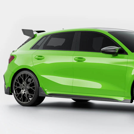 SOOQOO - AUDI RS3 8Y.5 FACELIFT DRY CARBON FIBER SIDE SKIRTS - Aero Carbon UK
