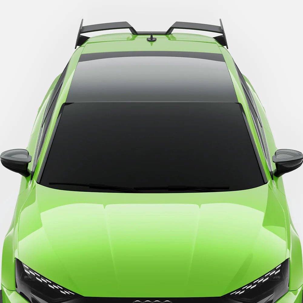 SOOQOO - AUDI RS3 8Y.5 SPORTBACK FACELIFT DRY CARBON FIBER REAR TOP SPOILER - Aero Carbon UK