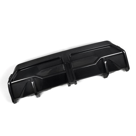 SOOQOO - BMW 2 SERIES G42 / M240I DRY CARBON FIBRE REAR CENTRE DIFFUSER - Aero Carbon UK