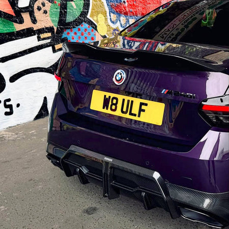 SOOQOO - BMW 2 SERIES G42 / M240I DRY CARBON FIBRE REAR CENTRE DIFFUSER - Aero Carbon UK