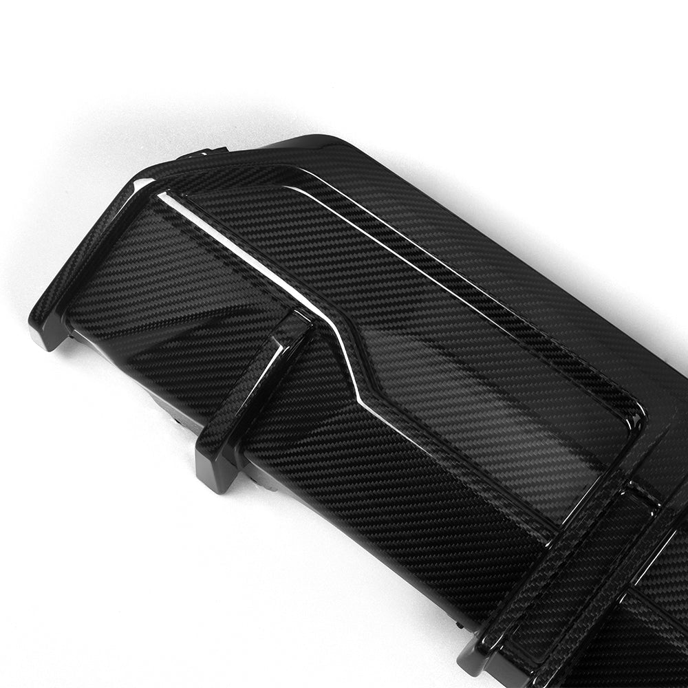 SOOQOO - BMW 2 SERIES G42 / M240I DRY CARBON FIBRE REAR CENTRE DIFFUSER - Aero Carbon UK