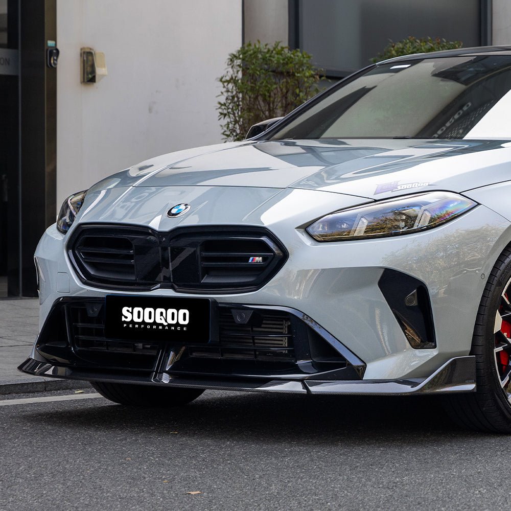 SOOQOO - BMW 2 SERIES GRAN COUPE F74 DRY CARBON FIBER FRONT LIP - Aero Carbon UK