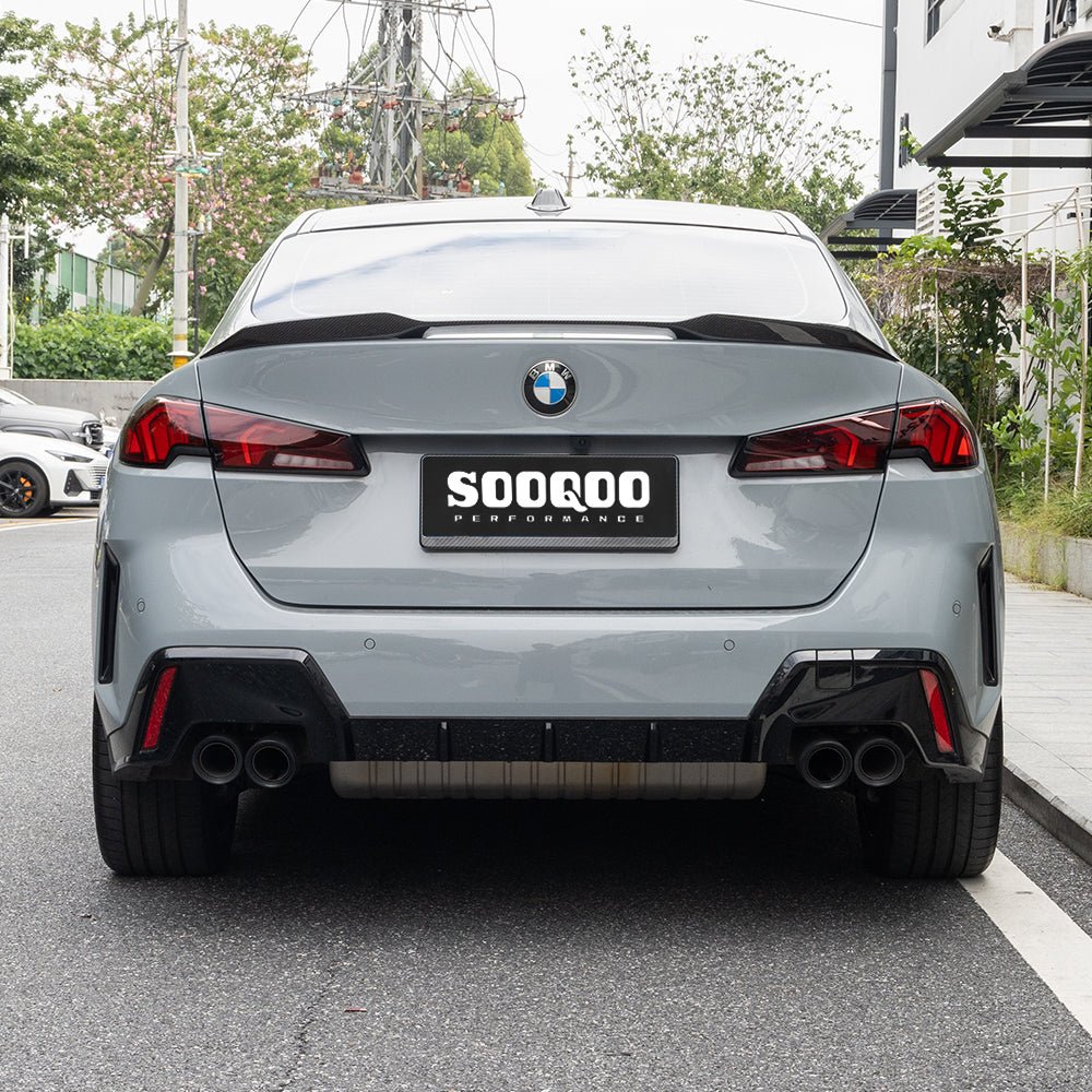 SOOQOO - BMW 2 SERIES GRAN COUPE F74 DRY CARBON FIBER REAR SPOILER - Aero Carbon UK