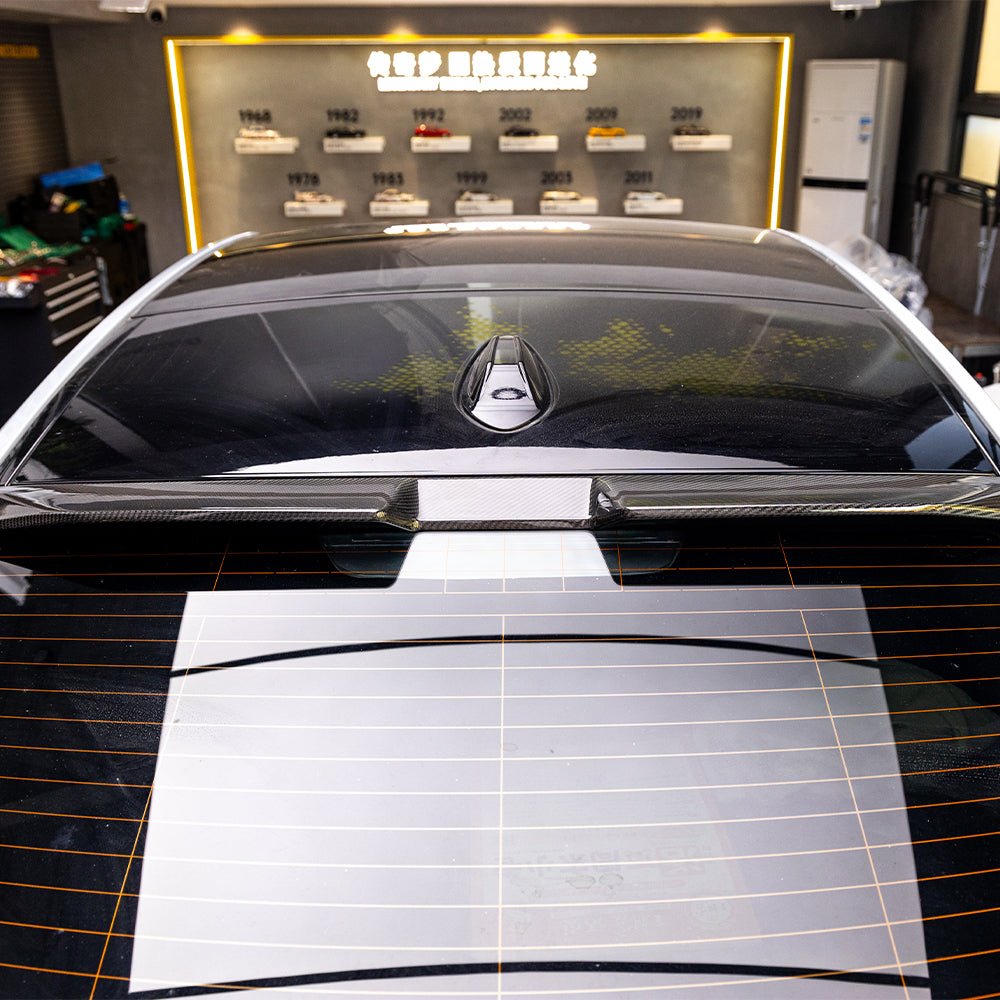 SOOQOO - BMW 2 SERIES GRAN COUPE F74 DRY CARBON FIBER TOP ROOF SPOILER - Aero Carbon UK