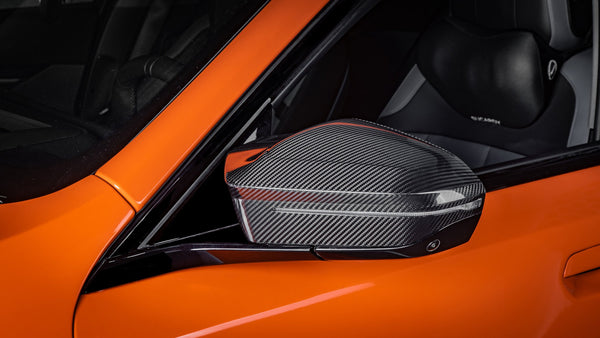 SOOQOO - BMW 5 SERIES G60 2023+ DRY CARBON FIBRE WING MIRRORS
