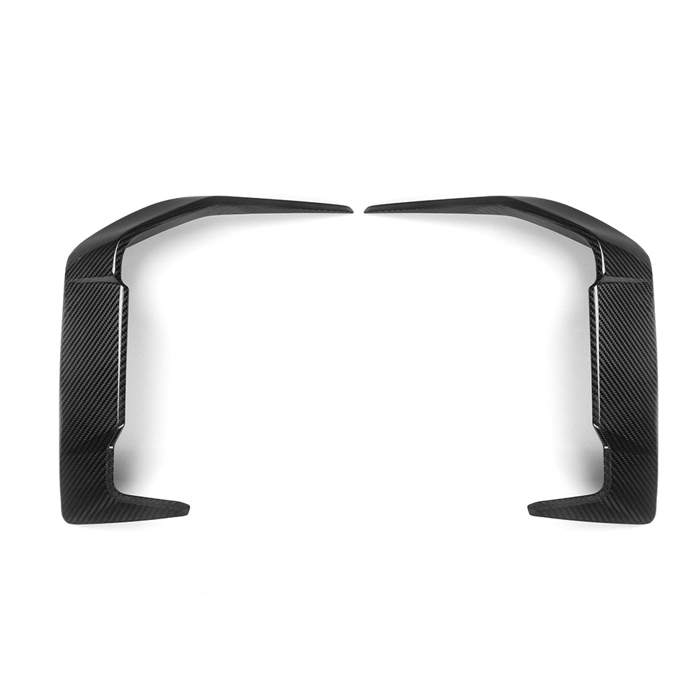 SOOQOO - BMW 5 SERIES G60 DRY CARBON FIBRE FRONT BUMPER INSERT - Aero Carbon UK