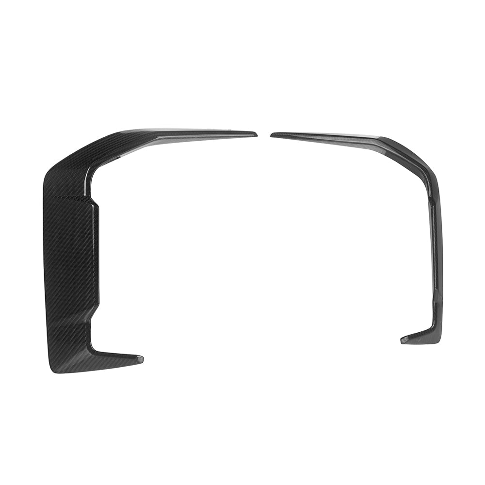 SOOQOO - BMW 5 SERIES G60 DRY CARBON FIBRE FRONT BUMPER INSERT - Aero Carbon UK