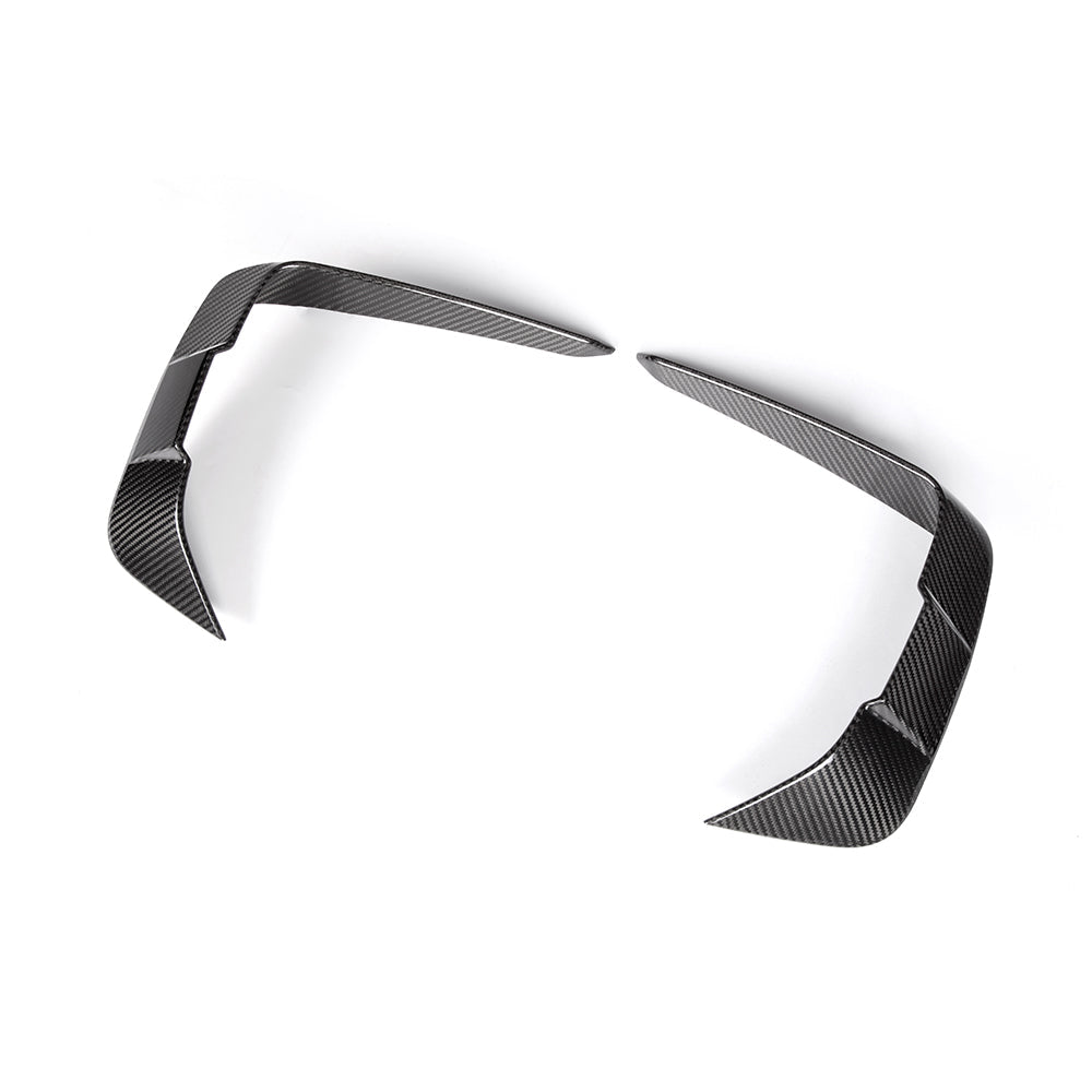 SOOQOO - BMW 8 SERIES G14 DRY CARBON FIBRE FRONT BUMPER INSERT - Aero Carbon UK