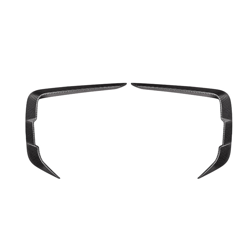 SOOQOO - BMW 8 SERIES G14 DRY CARBON FIBRE FRONT BUMPER INSERT - Aero Carbon UK
