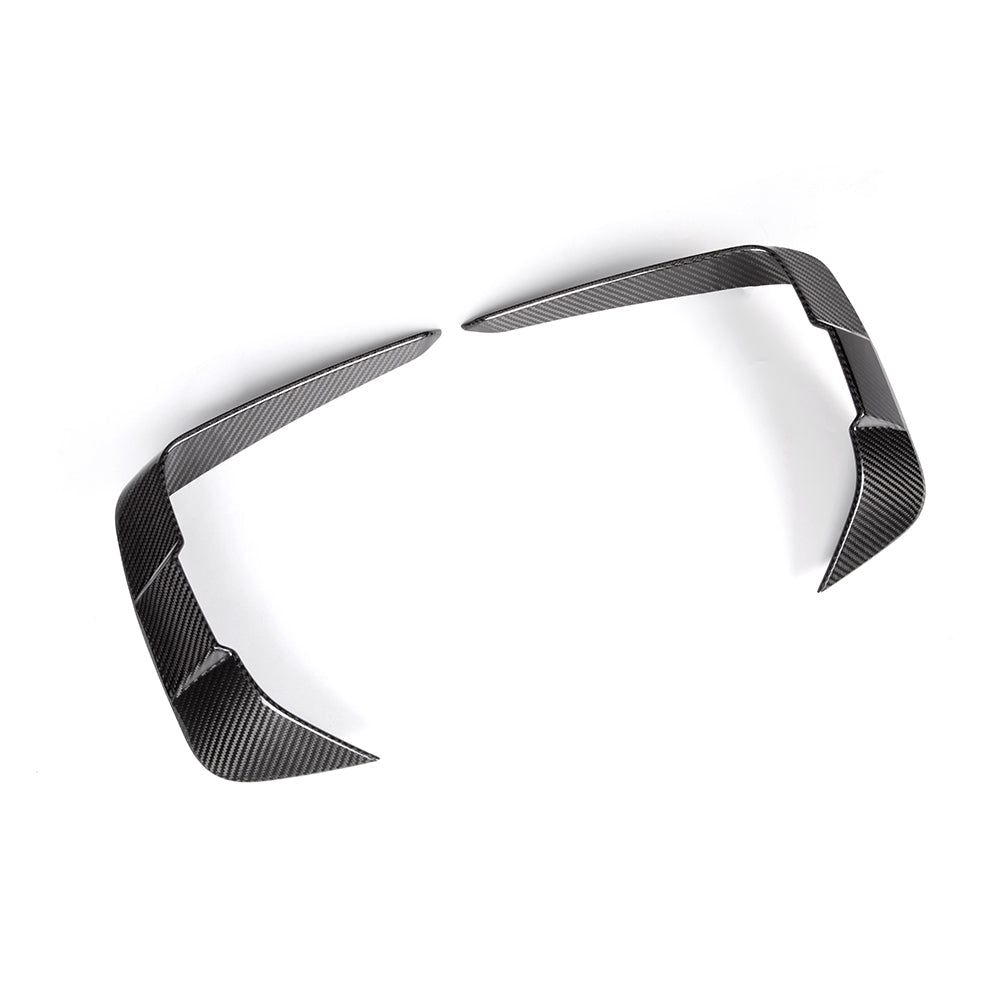 SOOQOO - BMW 8 SERIES G14 DRY CARBON FIBRE FRONT BUMPER INSERT - Aero Carbon UK