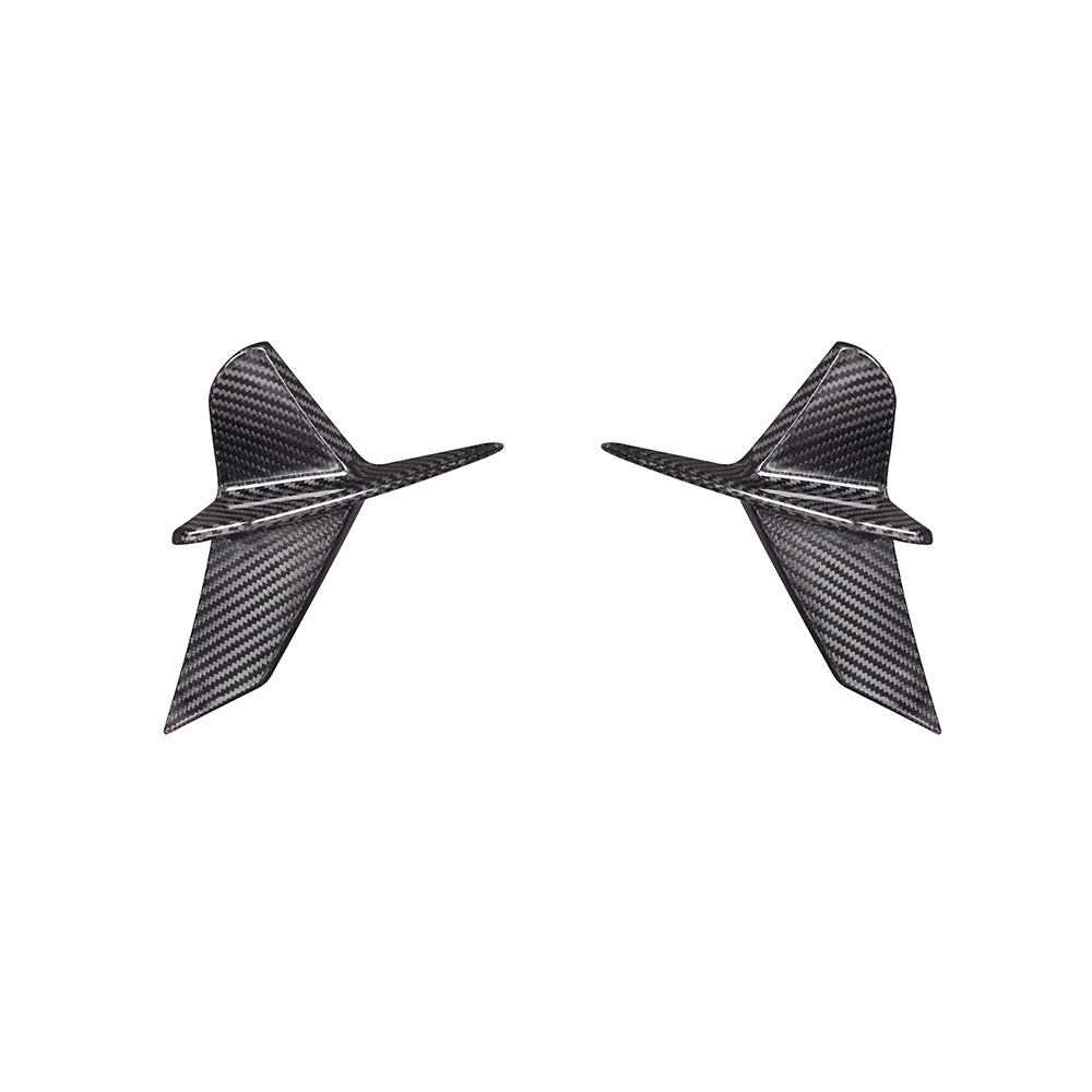 SOOQOO - BMW 8 SERIES G14 DRY CARBON FIBRE REAR BUMPER INSERT - Aero Carbon UK