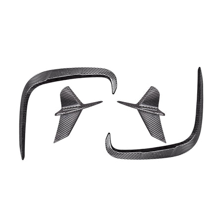 SOOQOO - BMW 8 SERIES G14 DRY CARBON FIBRE REAR BUMPER INSERT - Aero Carbon UK