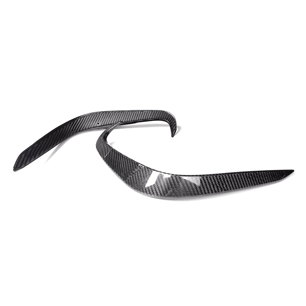 SOOQOO - BMW 8 SERIES G14 DRY CARBON FIBRE REAR BUMPER INSERT - Aero Carbon UK