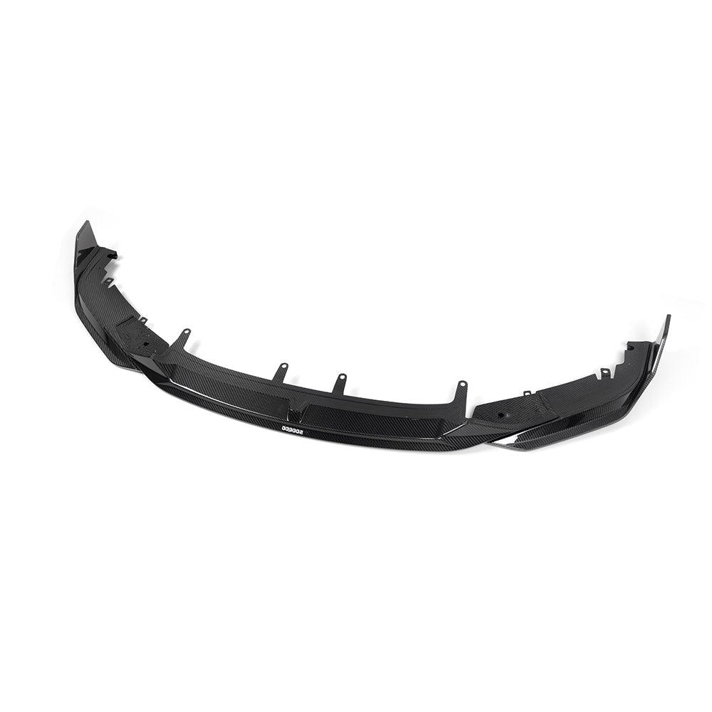 SOOQOO - BMW 8 SERIES G16 GRAN COUPE DRY CARBON FIBRE FRONT LIP - Aero Carbon UK