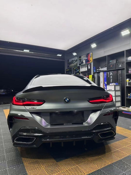 SOOQOO - BMW 8 SERIES GRAN COUPE G16 CARBON FIBER REAR DIFFUSER - Aero Carbon UK