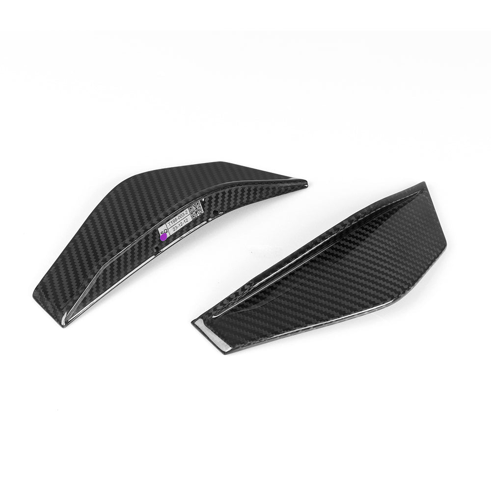 SOOQOO - BMW M2 F87 DRY CARBON FIBRE FRONT CANARDS - Aero Carbon UK