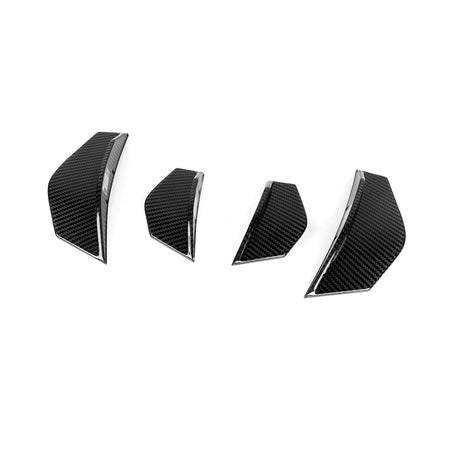 SOOQOO - BMW M2 F87 DRY CARBON FIBRE FRONT CANARDS - Aero Carbon UK