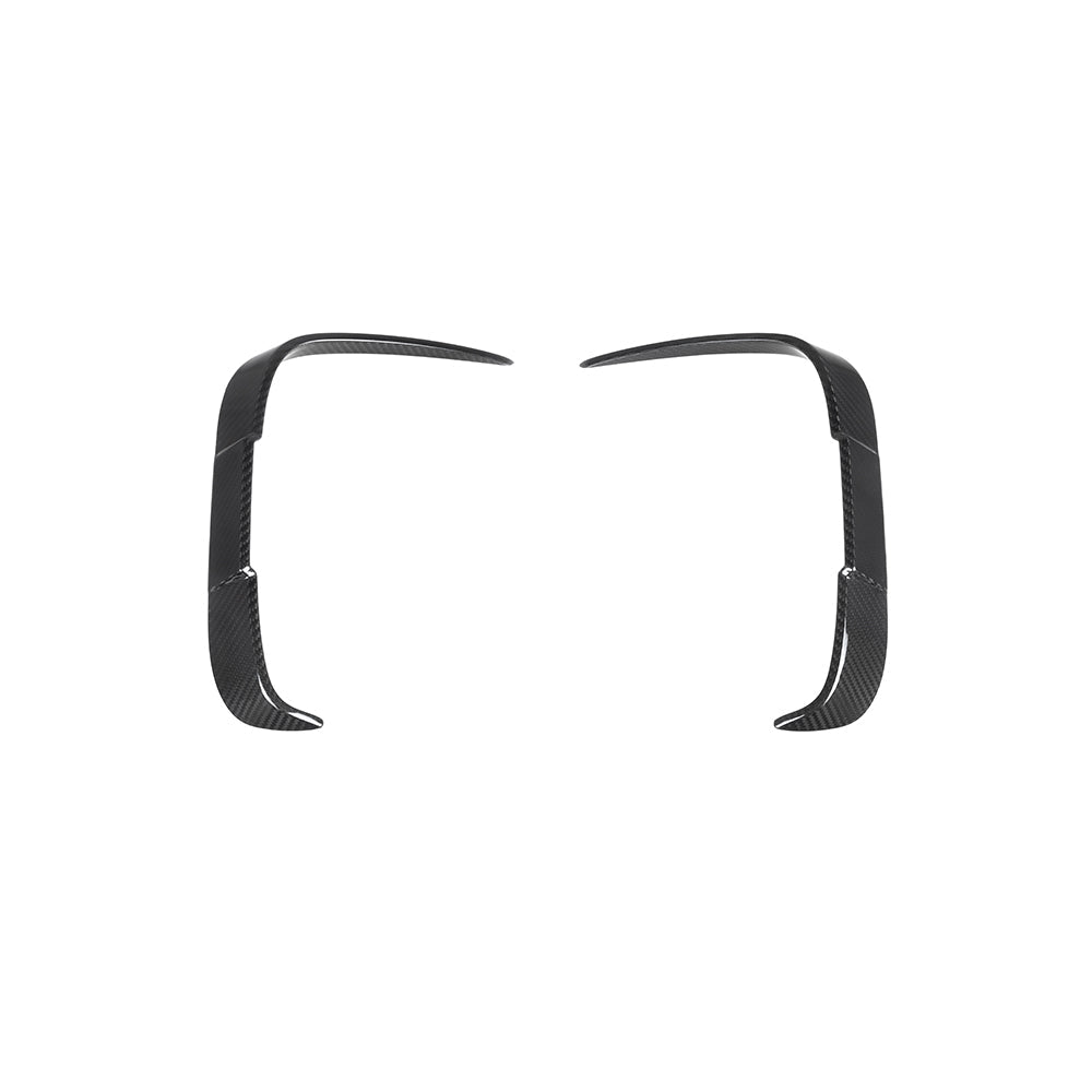 SOOQOO - BMW M2 F87 DRY CARBON FIBRE REAR BUMPER INSERTS - Aero Carbon UK