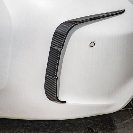 SOOQOO - BMW M2 F87 DRY CARBON FIBRE REAR BUMPER INSERTS - Aero Carbon UK
