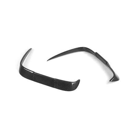 SOOQOO - BMW M2 F87 DRY CARBON FIBRE REAR BUMPER INSERTS - Aero Carbon UK