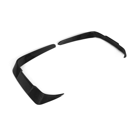 SOOQOO - BMW M2 F87 LCI DRY CARBON FIBRE FRONT BUMPER INSERTS - Aero Carbon UK
