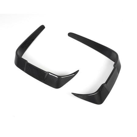 SOOQOO - BMW M2 F87 LCI DRY CARBON FIBRE FRONT BUMPER INSERTS - Aero Carbon UK