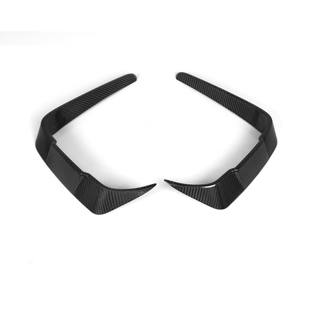 SOOQOO - BMW M2 F87 LCI DRY CARBON FIBRE FRONT BUMPER INSERTS - Aero Carbon UK