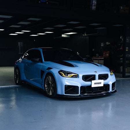 SOOQOO - BMW M2 G87 / 2 SERIES G42 V2 VENTED HOOD BONNET - PRIMER FINISH - Aero Carbon UK
