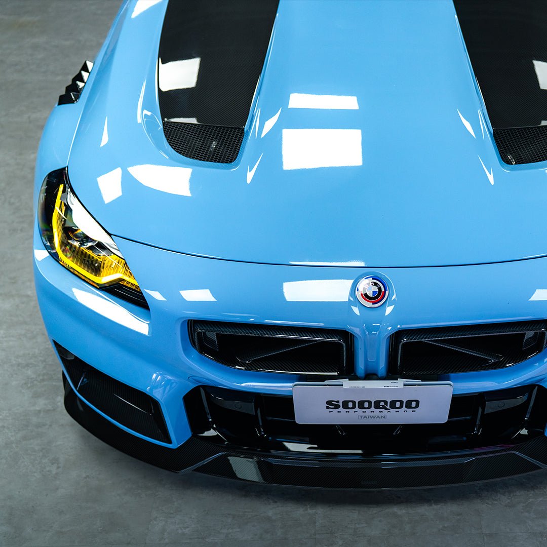 SOOQOO - BMW M2 G87 / 2 SERIES G42 V2 VENTED HOOD BONNET - PRIMER FINISH - Aero Carbon UK